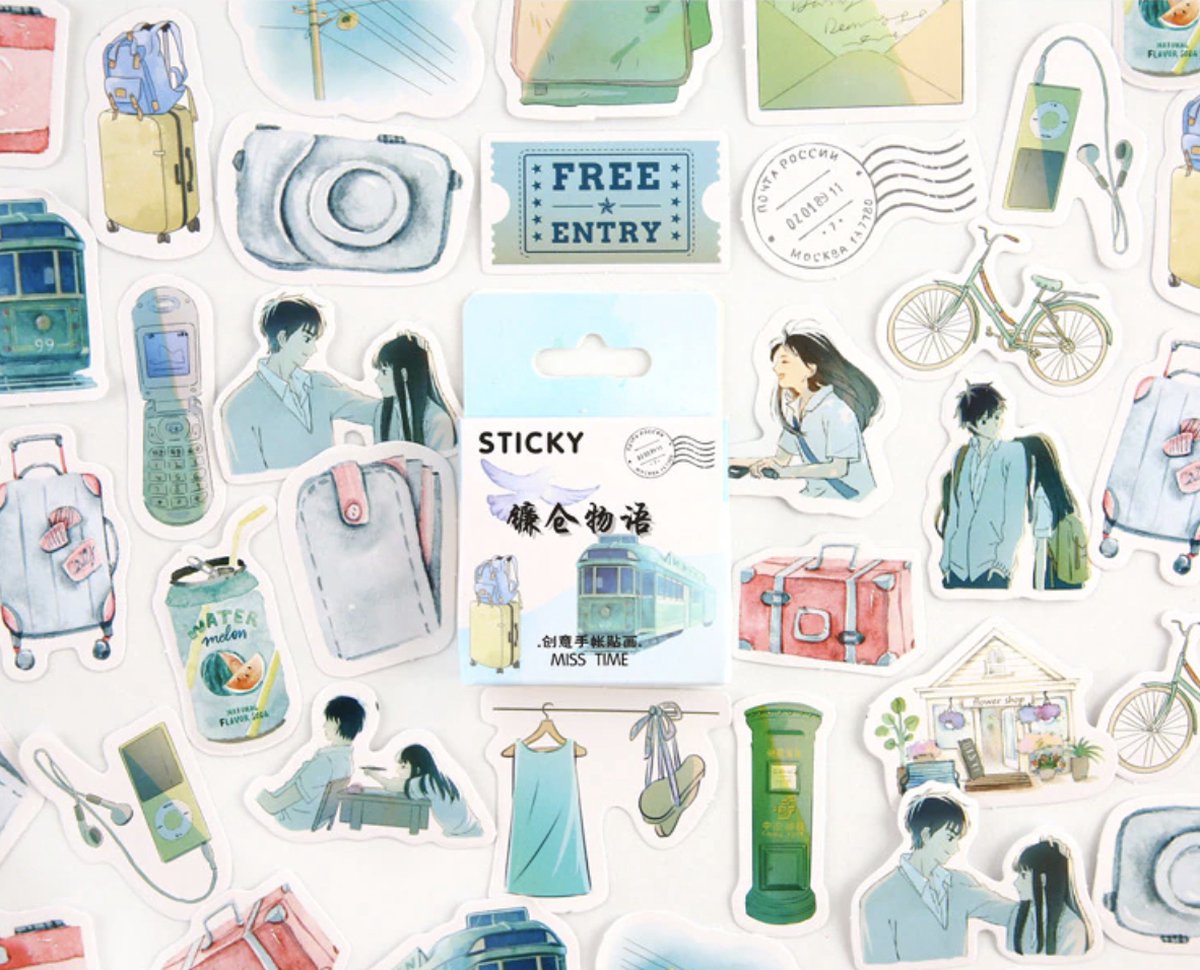 Hiden | Travel stickers - Dagboek - Stickers volwassenen - Stickers kinderen - Decoraties - Plakken - Hobby & Knutselen | Groen